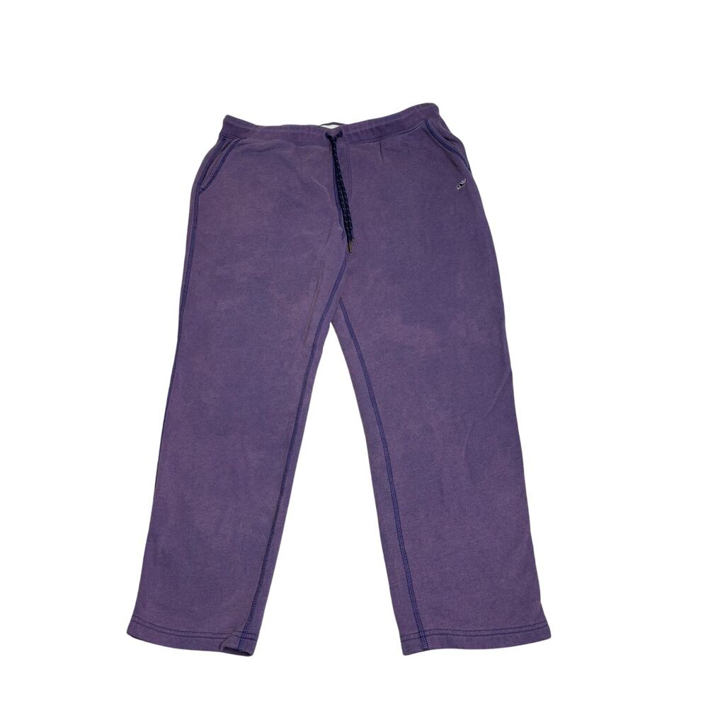 Vineyard Vines Purple Sweatpants XL Whale Logo Straight Leg